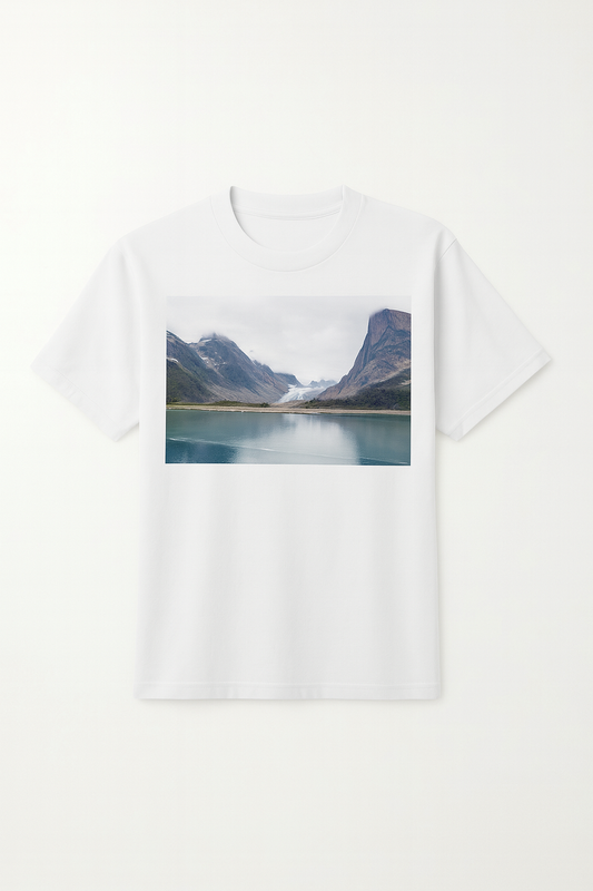 Greenland Glacier Valley Unisex Tee – Prince Christian Sound Photography