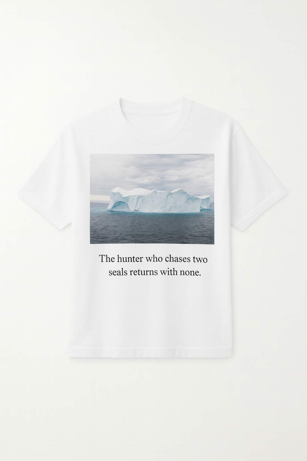 Greenland Iceberg Panorama Tee – Arctic Landscape Photography Shirt